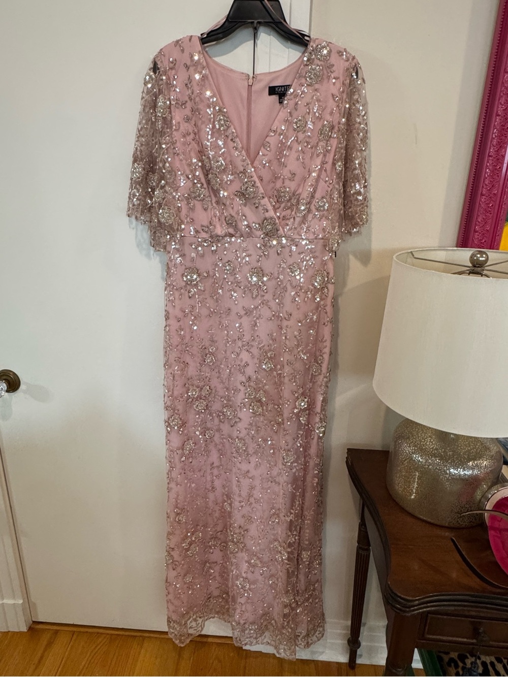 Ignite Evenings beaded gown - new with tags!